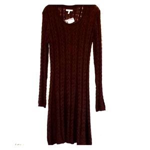 New lined crochet dress